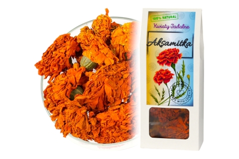 Kwiaty Jadalne KOSZYKI KWIAT AKSAMITKI (15g) Na Prezent